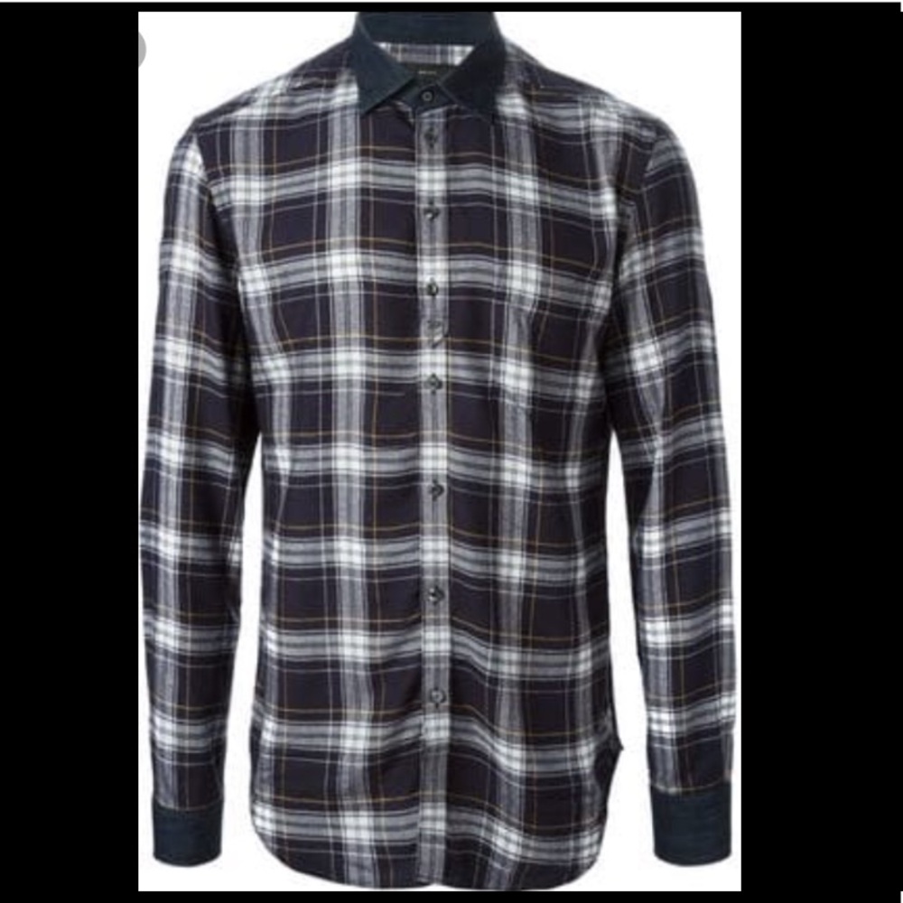 NWT Diesel S-Kinops-K Button Down Shirt